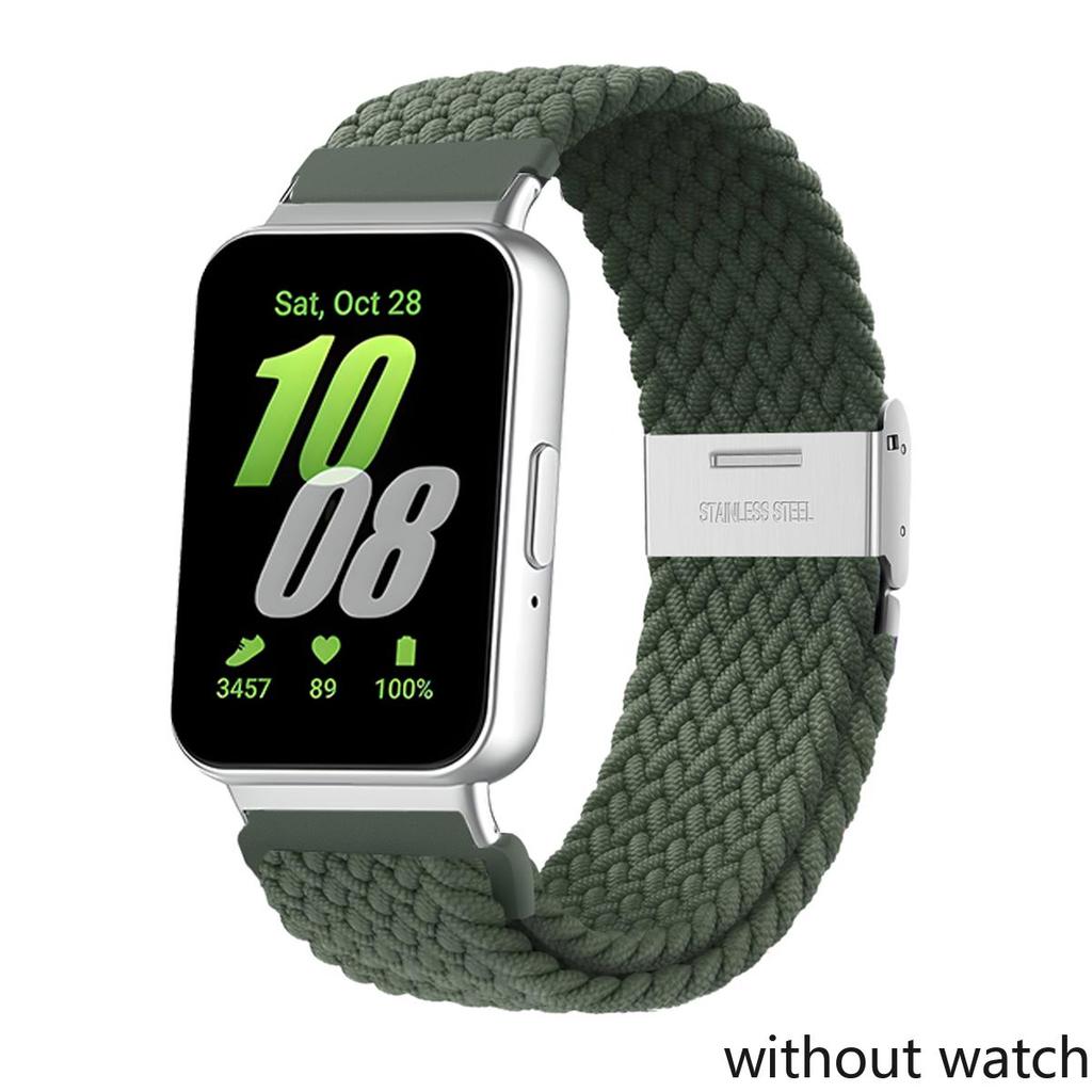 Braided Bands for Samsung Galaxy Fit 3 Sports Strap Adjustable Replacement Correa Nylon Bracelet for Samsung Galaxy Fit3 Band