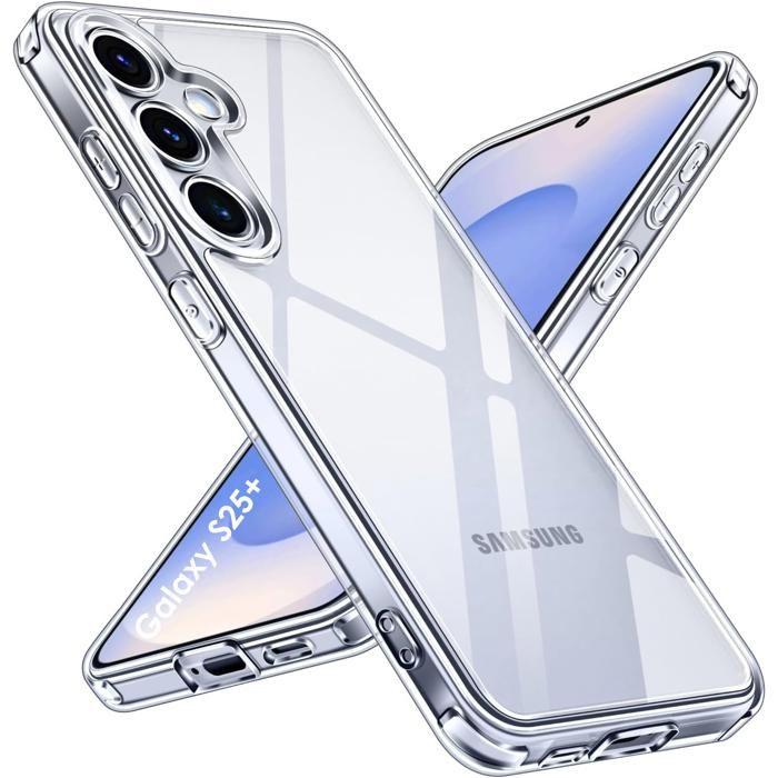 Case - Phonillico® - Samsung Galaxy S25 PLUS - Silicone Gel TPU - Transparent - Ultra Thin