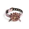 Flower Girl Dog Collar for Female Dogs Floral Pattern Pet Collars with Metal Buckle Realistic Artificial Flower