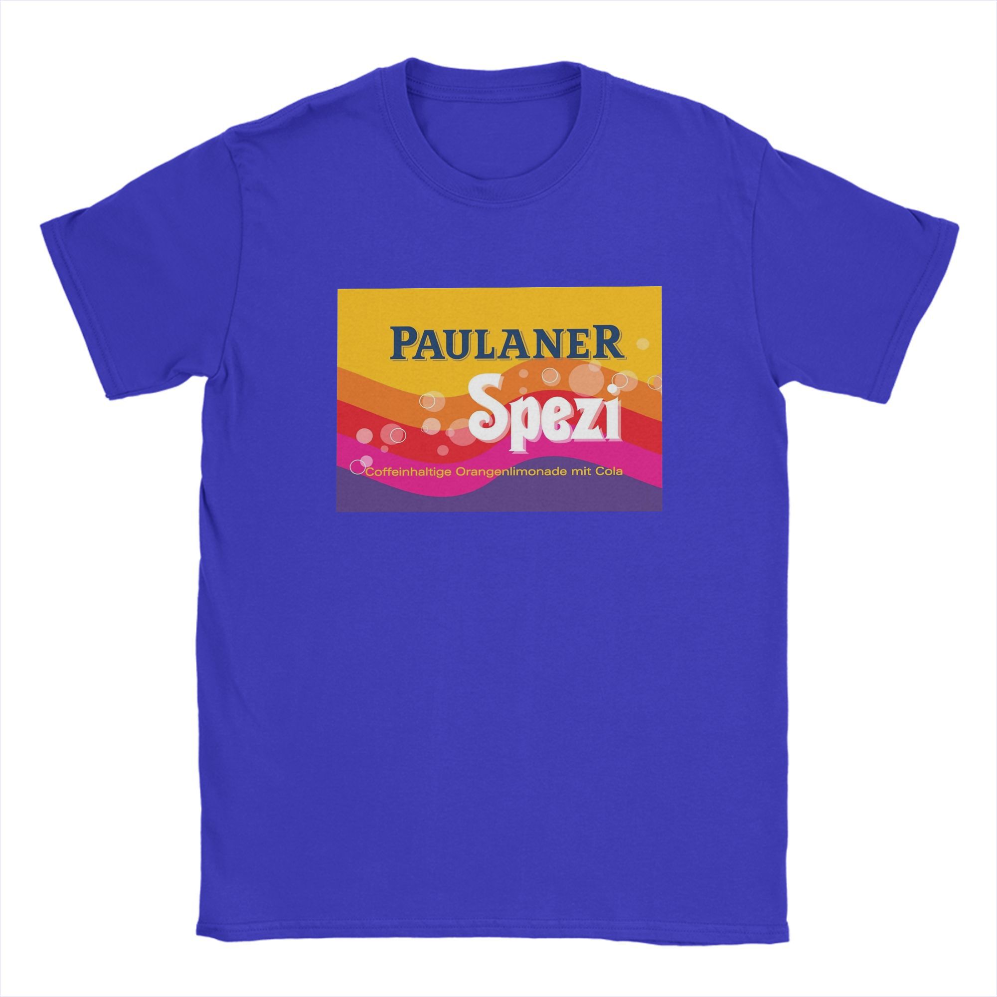 

Casual T-Shirt Summer Paulaner Spezi Hip Hop T Shirts Pure Cotton Tshirt for Men s Y2K Retro Custom DIY Short Sleeve Tops L
