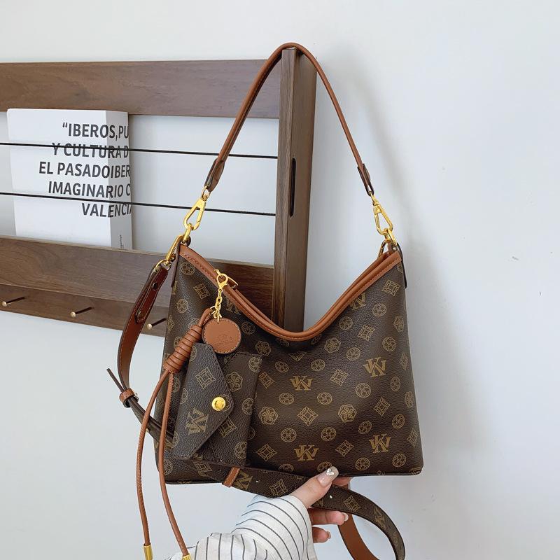 

Retro Print Tote Bag - 2025 Women s Fashionable Handbag, Lightweight Shoulder & Crossbody Bag