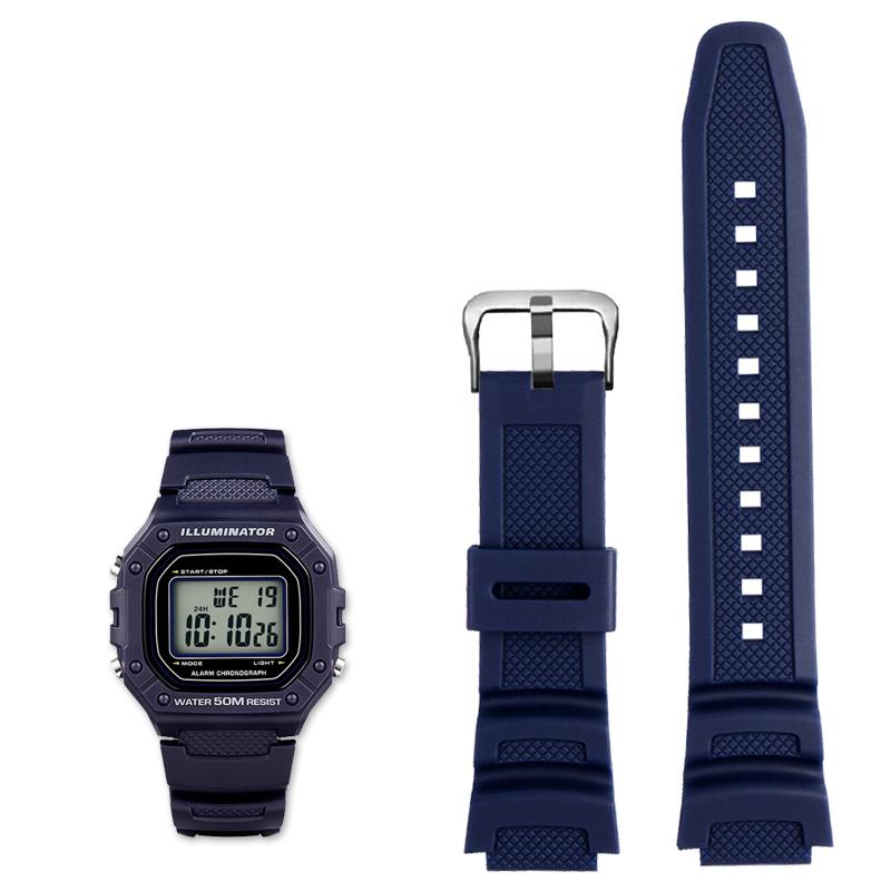 Resin Silicone Strap for Casio Watch Band SGW-300 SGW-300H/400/500 AE1200 AE1100 MRW-200 W218H Waterproof Rubber Sport Watchband