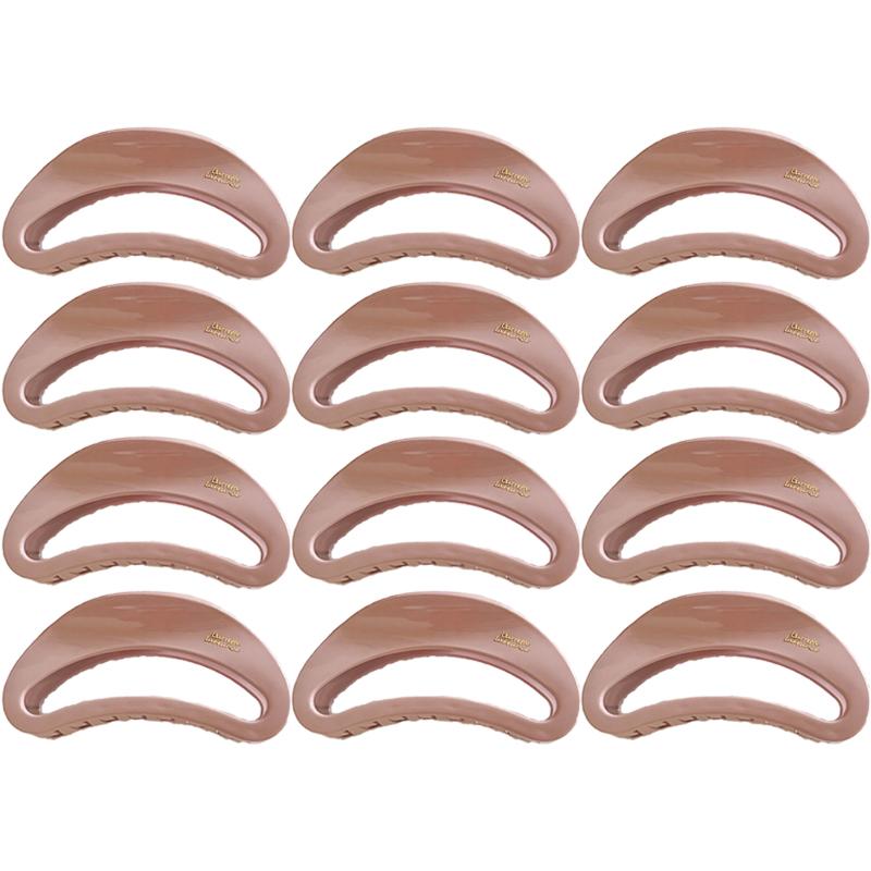 Korean New Semi-Circle Solid Color Large Hair Clip High-Quality Vintage Versatile Shark Clip Hair Accessory