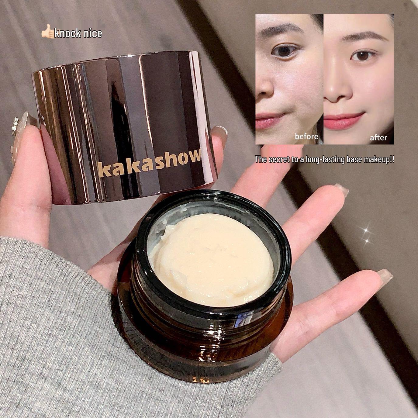 Kakashow Skin Perfecting Hydrating Primer Patches - Silky Soft Focus Clear Cream for Bare Skin