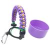 1 Set Water Bottle Strap with Silicone Cover Durable Easy To Install Non-Slip Water Cup Strap for Home Outdoor