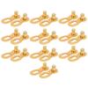 10 Pair 10 Speed Steel Bike Bicycle Chain Missing Link Connector Parts Cycling Accessory Golden