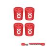 Qianrui Lure Rod Silicone Protective Butt Cap - Anti-slip Fishing Rod Accessory