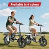 TOOFLY GE5 Adult Electric Bike 25KM/H 500W Motor 48V15Ah Battery City Commuting E-Bike 14'' Tire Foldable Adults Electric Bicycle