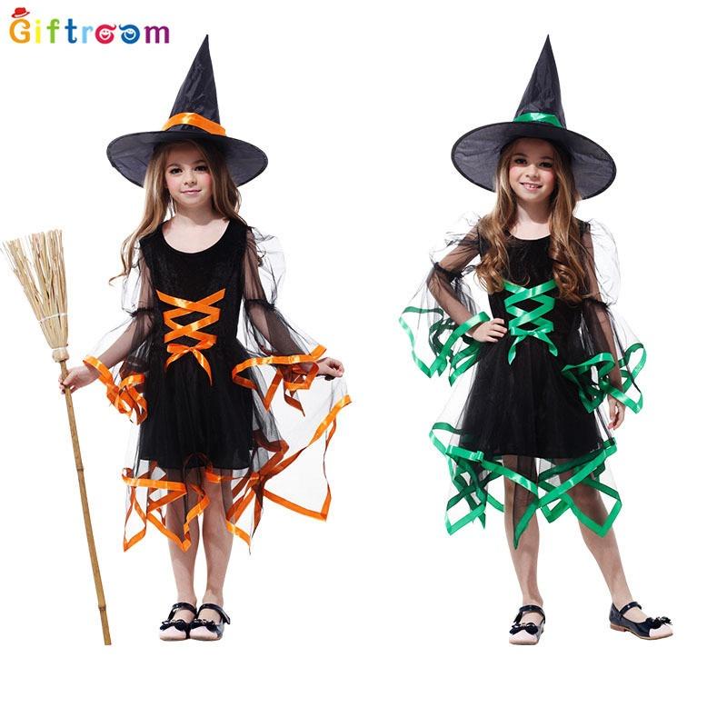 New Halloween Children's Costume Witch Costume Halloween Costume
