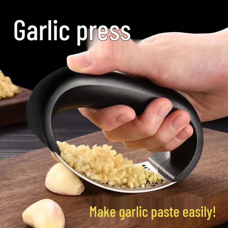 Stainless Steel Garlic Press Set