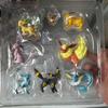 Eeveelution Eevee Vaporeon Jolteon Flareon Espeon Umbreon Leafeon Sylveon Glaceon Cute Action Figure Model Toys