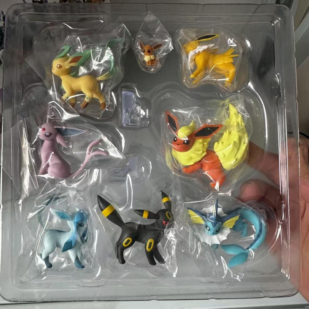 Eeveelution Eevee Vaporeon Jolteon Flareon Espeon Umbreon Leafeon Sylveon Glaceon Cute Action Figure Model Toys