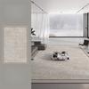 New Living Room Carpet, High-End Thickened Waterproof Stripe Rug, Low-Maintenance Bedside and Sofa Area Mat for Home