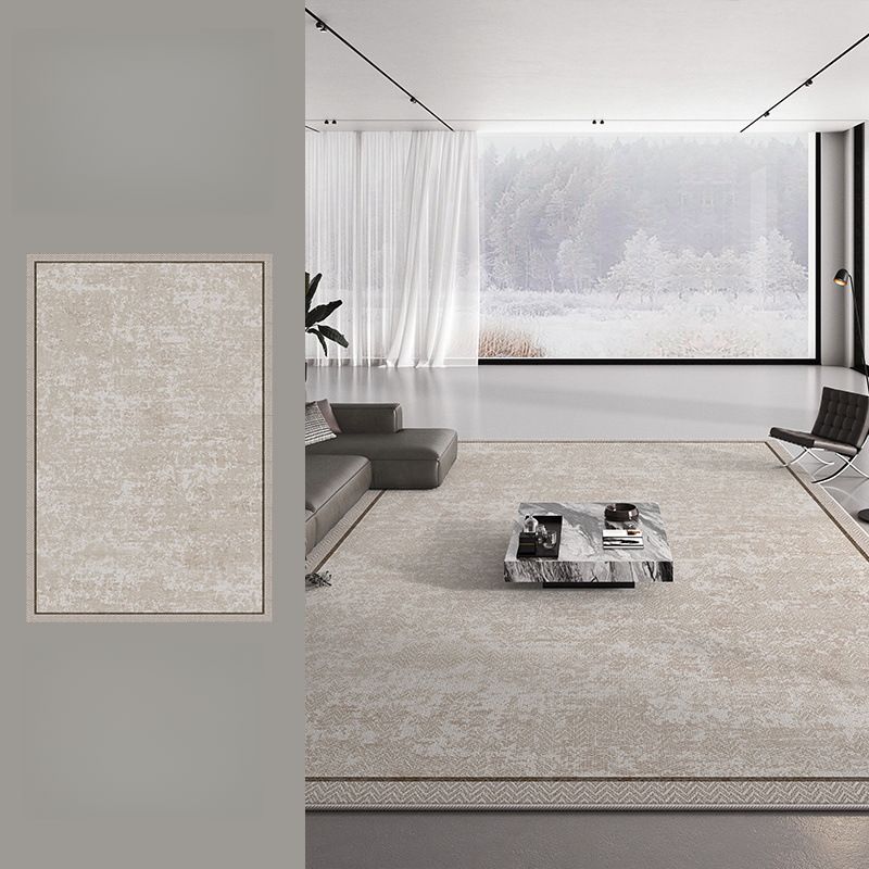 New Living Room Carpet, High-End Thickened Waterproof Stripe Rug, Low-Maintenance Bedside and Sofa Area Mat for Home