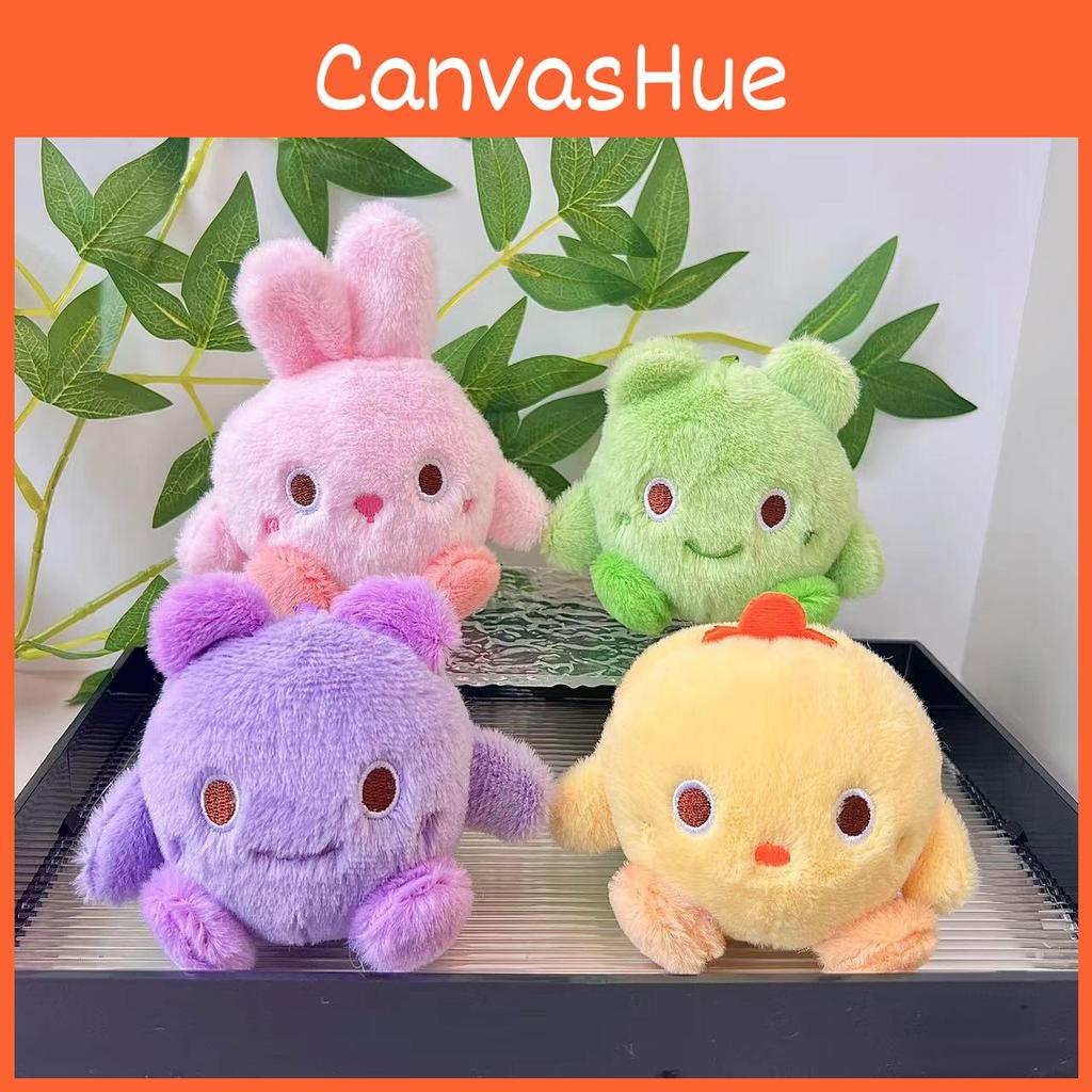 Cute Plush Playful Rabbit Keychain Soft Toy Adorable Addition For Bags And Keys