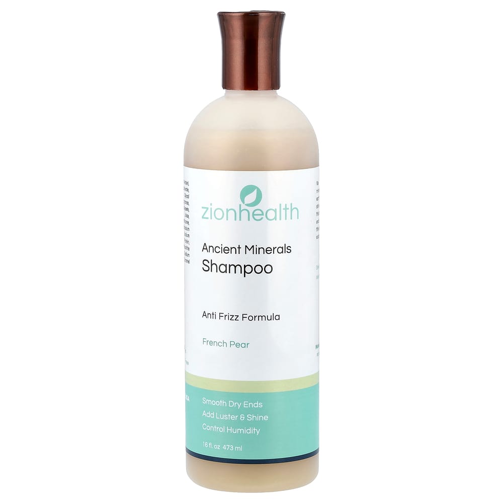 Zion Health Adama Ancient Mineral Shampoo Anti-Frizz Formula Sweet Pear 16 fl oz (473 ml) 473ml - 1 ea