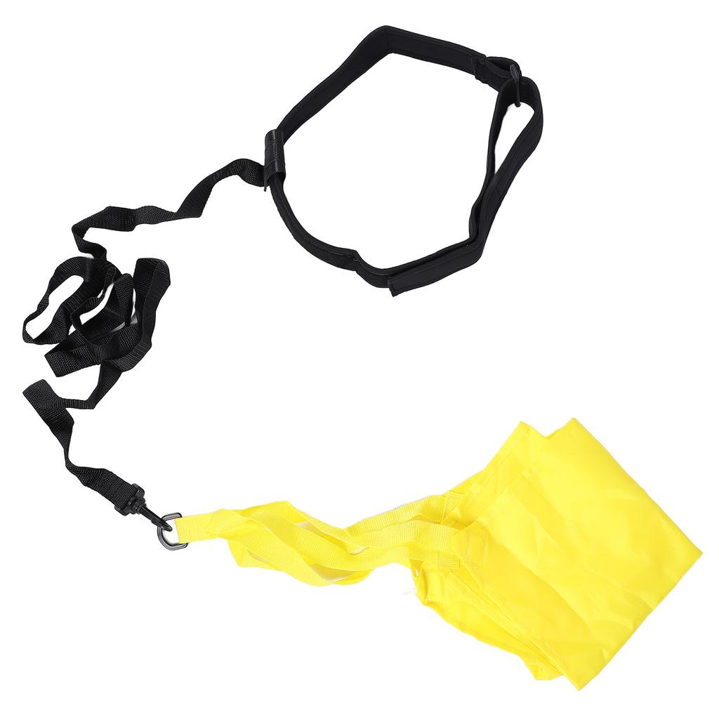 Swim Parachute Resistance Belt Set Nylon PP Anti Loosening Buckle Swimming Parachute Resistance