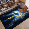 Custom Rug Cardiff City Pattern Print Name Text Soft Non‑Slip Floor Carpet for Home Indoor Decoration