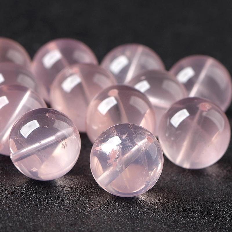 7a Natural Mozambique Star Rose Quartz Loose Beads for DIY Handmade Jewelry