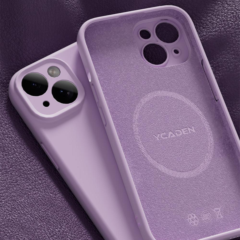 YCADEN Etui na iPhone 15 Kompatybilne z MagSafe Precyzyjne wycięcia TPU Pokrowiec na tył telefonu