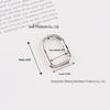 In-Stock: High-Grade D-Shaped Spring Ring Buckle for DIY Bag Handles & Straps