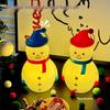 Tragbares LED Schneemann Weihnachts-Nachtlicht