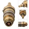 Brass Valve Built-in Thermal Components Golden Good Stability