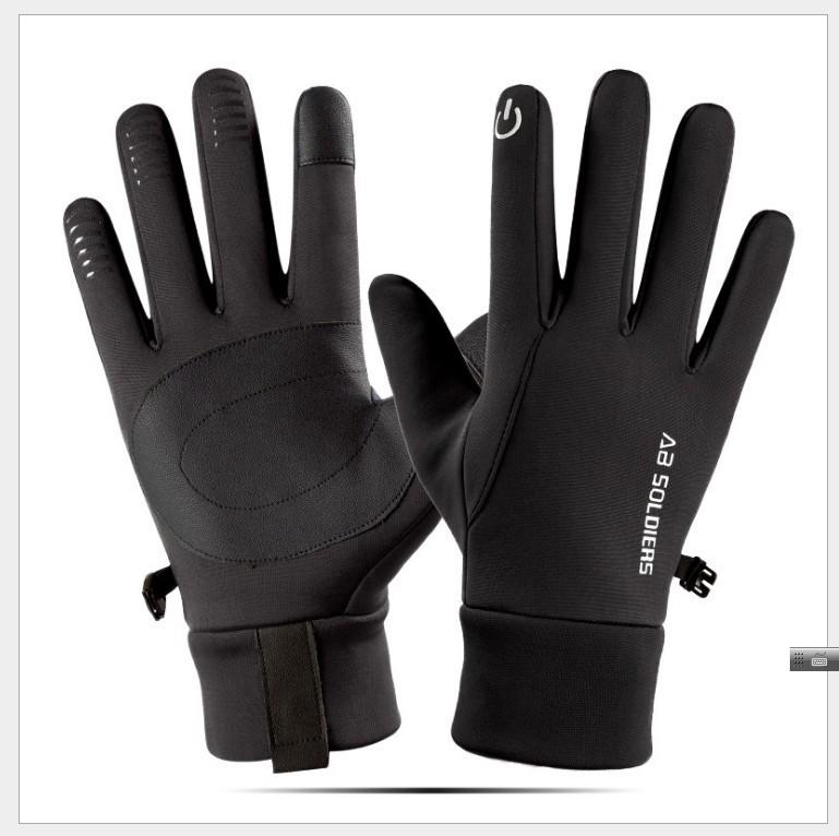 Cycling Gloves Mens Warm Touchscreen Windproof Waterproof For Outdoor Winter Riding