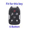 TPU Car Remote Key Case Cover Holder Shell For Chevrolet Suburban Tahoe GMC Yukon 6 Buttons Accessories Auto