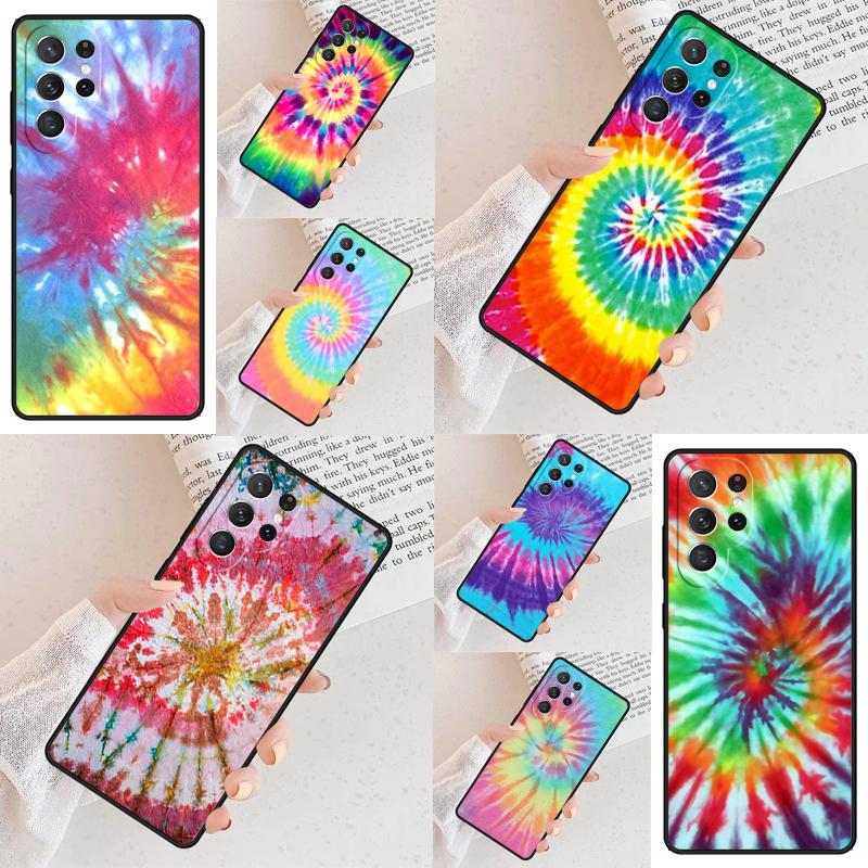Trippy Tie Dye Hippie Art Cell Phone Case for Samsung Galaxy S26 Ultra S25 S24 S23 S22 S21 S20 Note10 Cover