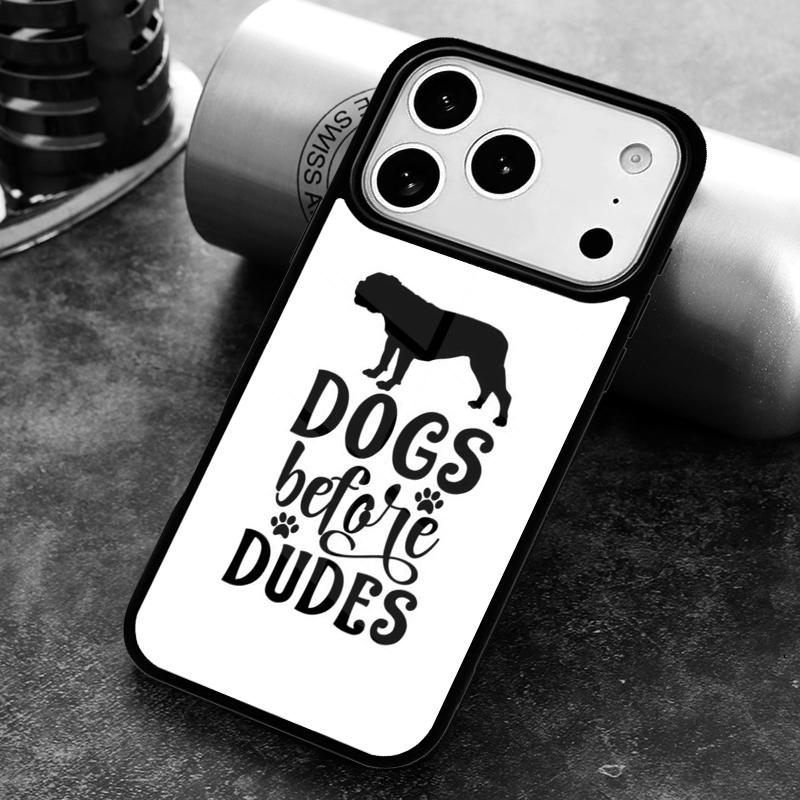 Life Is Better with a Bulldog Mom Phone Case for iPhone 17 16 15 Pro Max Air 14 13 12 11 Plus Shockproof Capa Cover