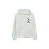 Basic Mega Sweatshirts Men's Gray Hooded Moderate Cardigan 3ATRB0334-43MGL
