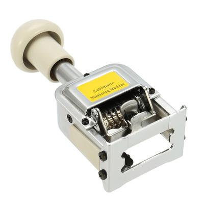Nummernmaschine 7 Positionen Automatische Nummeriermaschine Auf die Nummerncodierungsseite Kapitelmarkierungsmaschine Digitaler Stempel