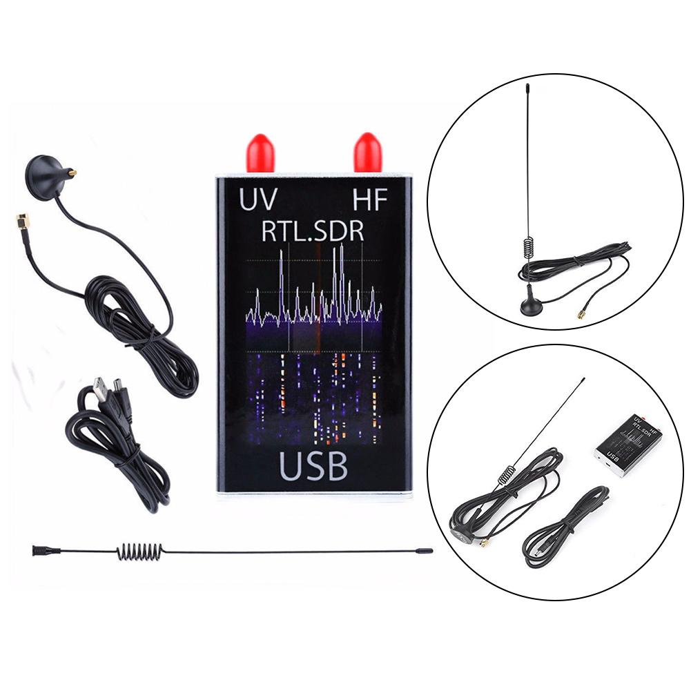 RTL2832U + R820T2 USB Tuner Receiver Multi Band Coverage from 100KHz To 1766MHz Supporting Various Reception Modes