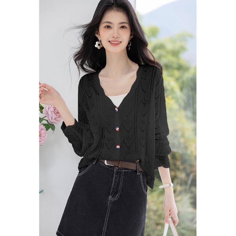 Mocana Women's Summer Thin Long Sleeve Knit Cardigan