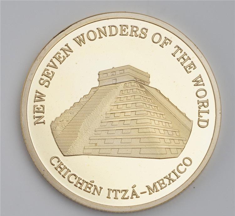 World Wonders Gold Coin: Roman Colosseum & Taj Mahal