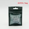 20PCS Pop Up Boilie Screw Peg s otočným krúžkom D-Rig Chod Rig Terminál Náčinie Držiak návnady Skrutka Kaprárske príslušenstvo