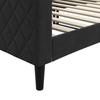 Daybed Black 90x200 Cm Velvet