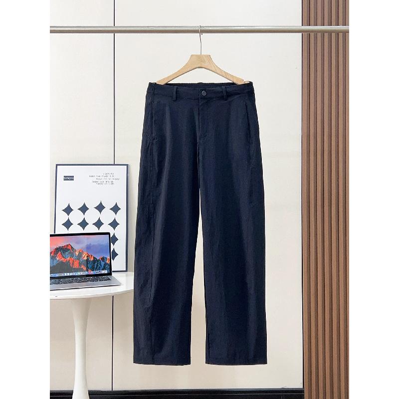 

26 Summer New Style Feijia Women s Casual Woven Quick-Dry Pants F Brand Women s Long Pants Wide-Leg Pants Simple Fashion Women s Pants S темно-синий