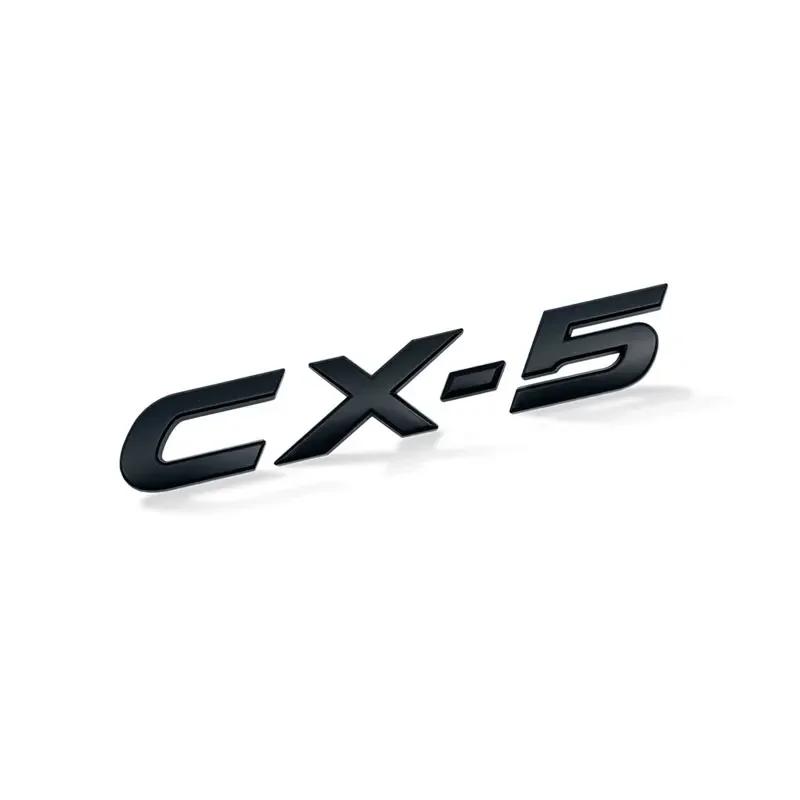 Car 3D ABS Plastic Chrome Silver/Black CX4 CX5 CX-4 CX-5 Logo Car Side Fender Rear Trunk Emblem Sticker For Mazda Accessories h6