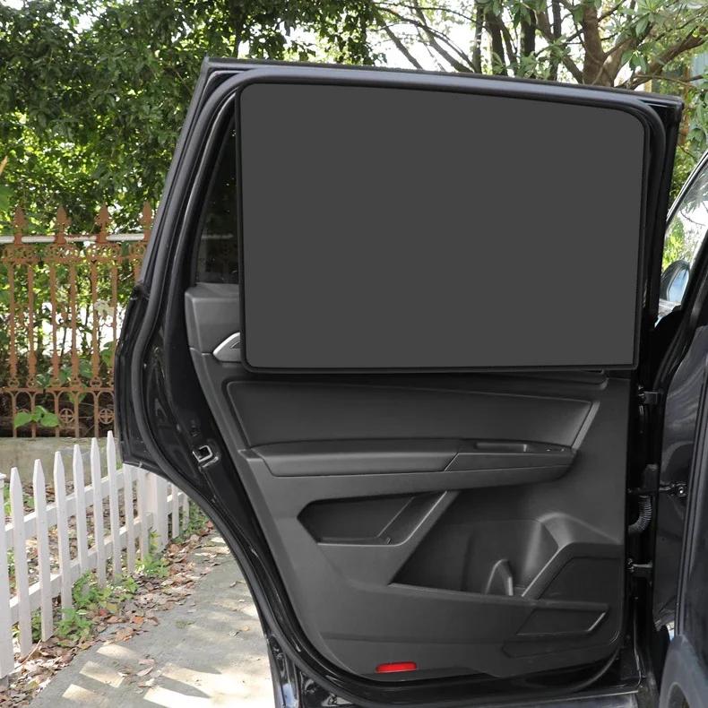 Magnetic Car Sun Shade UV Protection Car Curtain Window Sunshade Side Mesh Sun Visor Summer Protection Auto Film