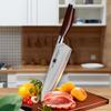 8.3 Inch Kiritsuke Knife 9-layers Clad Steel 9Cr18CoMov Blade Rosewood Handle Chef Cleaver Slicing Handmade Forged Kitchen Knife