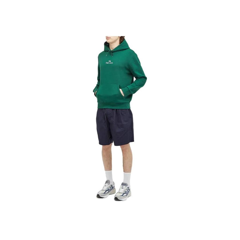 Polo Ralph Lauren Letter Embroidered Loose Fit Hoodie Men Hoodies Green 710936586-015