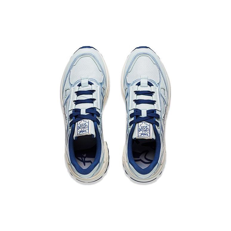 LiNing Chao Feng 2.0 Ocean Lightweight High Resilience Wear Resistant Breathable Low Top Sports Casual Shoes Men Sneakers Blue AGCT463-1