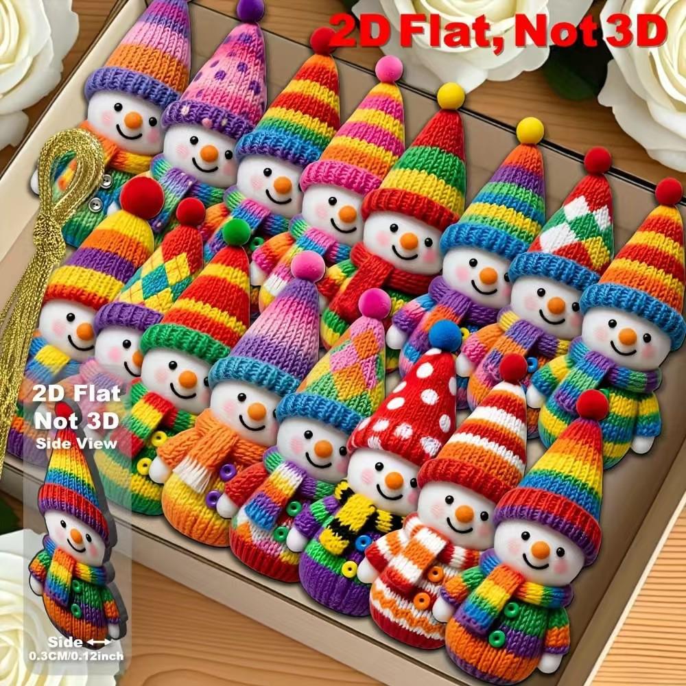 

Colorful 2D Flat Angel Wooden Christmas & New Year Decorative Pendant Single piece