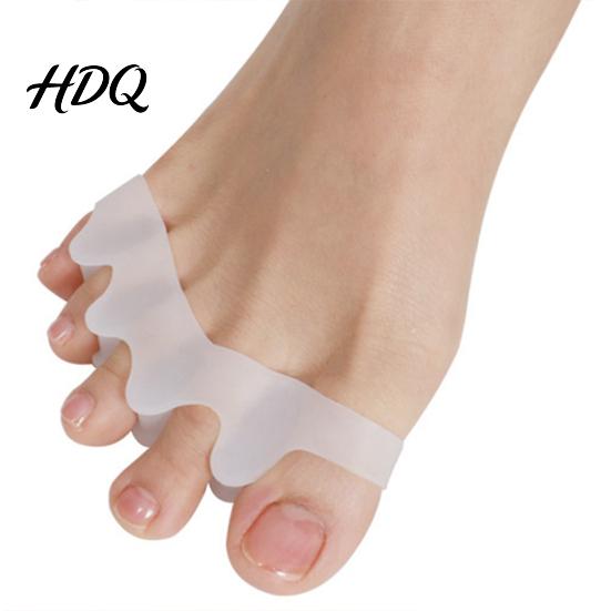 Bunion Corrector Insoles 1 Pair Toe Separators for Overlapping Toes Daytime Daily Relief Hallux Valgus Soft SEBS Spacer Walking Wear Orthotics
