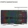 Aula F108 PRO Mechanical Keyboard Custom 100% Layout RGB Backlight Wireless Bluetooth Hifi Switch Gaming Keyboard