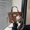 Retro Simple New Bucket Bag Fashion Casual Bag Spring New Texture Women's Shoulder Messenger Bag