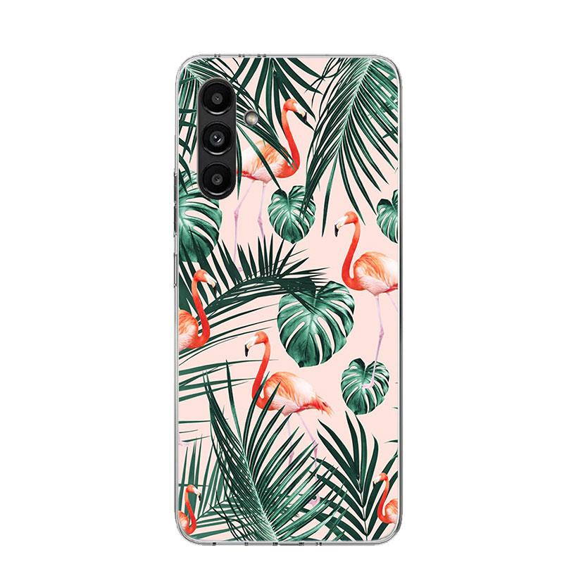 Summer Tropical Plants Green Leaf Phone Case For Samsung Galaxy A16 A26 A36 A56 A15 A14 A13 A55 A54 A53 A35 A34 A33 A25 A24 A23