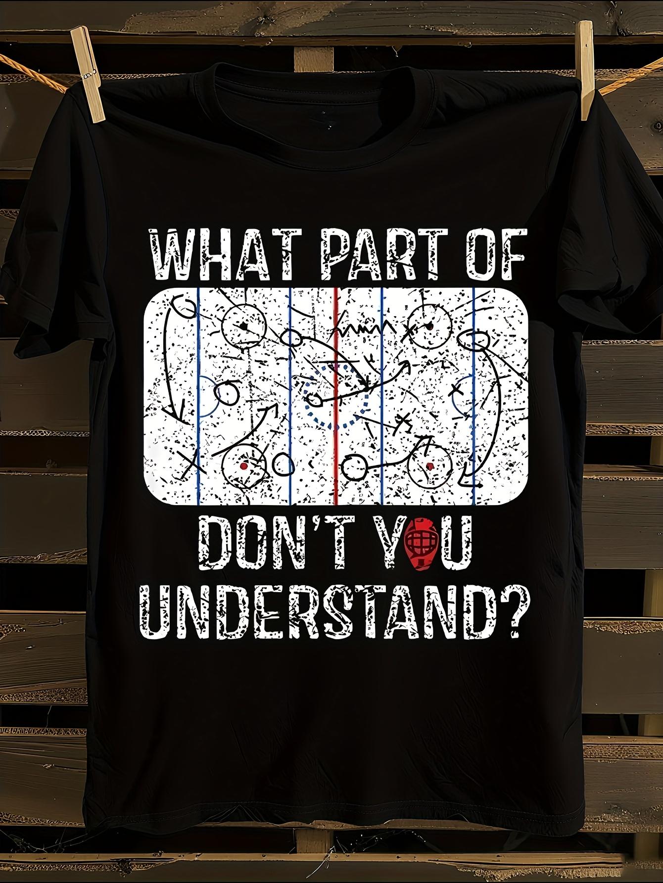 Funny Hockey Tshirt S